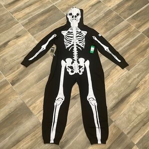 NWT Tipsy Elves Skeleton Jumpsuit Men’s Size XL Halloween Ski Snowboard…